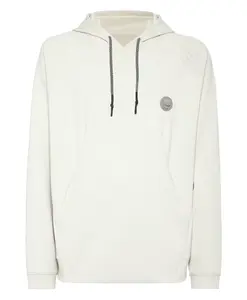 Техническая толстовка-худи оверсайз с длинными рукавами Plein Sport, серый