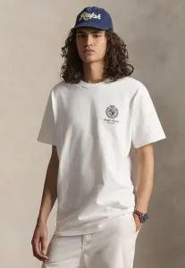 Футболка с графическим принтом в стиле джерси Polo Ralph Lauren Big & Tall, White