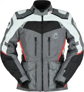 Водонепроницаемая куртка и пальто Furygan Apalaches VENTED 2W1 D3O для приключений и туризма, Black-Grey-Red