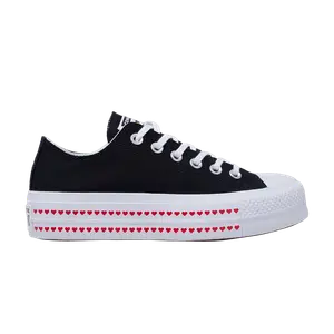 Кроссовки Converse Wmns Chuck Taylor All Star Lift Low 'Love Fearlessly', черный
