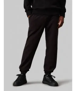 Спортивные брюки из шенилла Regular fit Calvin Klein Jeans, черный