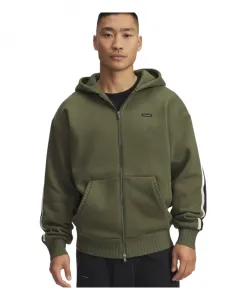 Толстовка Icon из флиса на молнии Under Armour, зеленый