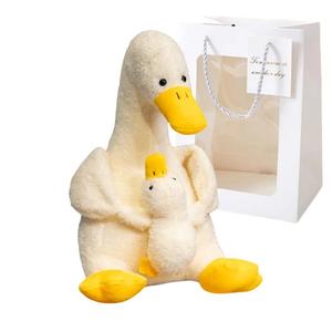 Плюшевые утки мама и утенок, высота 22 см/32 см Bitter purchase, белый