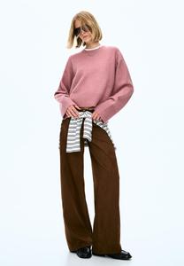 Джемпер Bershka WITH HEM, Light Pink