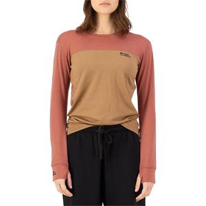 Топ Yotei merino с длинными рукавами - женский Mons Royale, Canyon Rose/Toffee