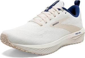 Мужские беговые кроссовки Brooks Revel 6 Neutral, белый/голубой