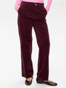 Обычные брюки NÜMPH JOANNA, Wine Red