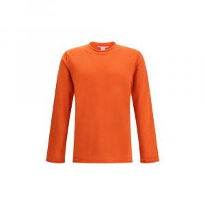 Свитер с круглым вырезом из шерсти Comme Des Garcons, оранжевый