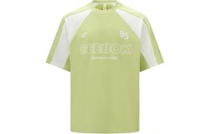 Футболка унисекс лаймово-зеленая Reebok, зеленый