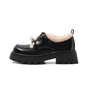 Old Meow Повседневные однотонные туфли 5 см женские черные