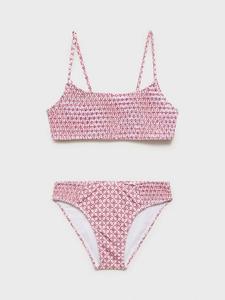 Детский бикини Palokg с присборенными деталями Mango, Medium Orange