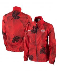 Куртка спортивная Nike 2023 Canada National Team Full Zip, красный/черный