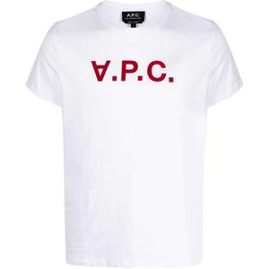 Футболка Vpc Logo Flocked A.P.C, белый
