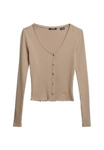 Вязаный кардиган Superdry Essential, серый