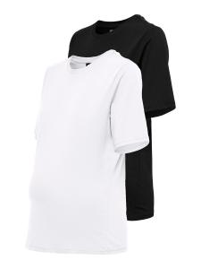 Рубашка Only Maternity, черный/белый