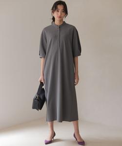 Платье I-силуэта из жоржета Suite, цвет Gray [004]