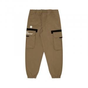 Спортивные брюки с эластичной талией и принтом логотипа *A BATHING APE Aape, коричневый