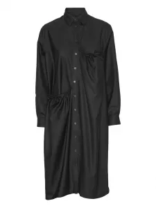 Платье со сборками Henrik Vibskov, черный