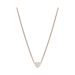 Цепочка Chopard My Happy Hearts - Ожерелье, розовое золото, перламутр