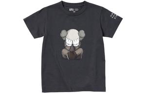 Футболка KAWS x Uniqlo Tokyo First Kids, темно-серый