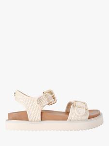 Босоножки на стельке из леноры рафии Carvela, цвет Natural Putty