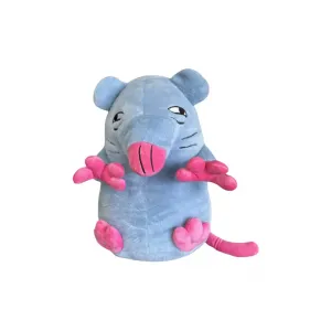 PUDOWRABBIT Розовый коготь синяя кожа маленький кирпич цветочная ветка мышь куклы плюшевая кукла высота 50см