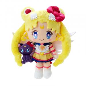 Кукла Sailor Moon, Usagi Tsukino, Luna, плюшевая кукла, высота 29cm Sanrio