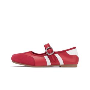 Туфли Мэри Джейн на плоской подошве из коллекции Heartbeat ранней весны для женщин Hotwind, 03 Beige