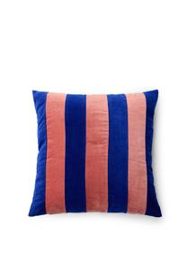 Подушка Essenza Nino, 50x50 см, синий / коралловый
