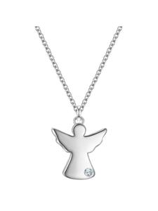 Glanzstücke München Серебряное колье в виде ангела с выращенным в лаборатории бриллиантом в серебряной оправе
