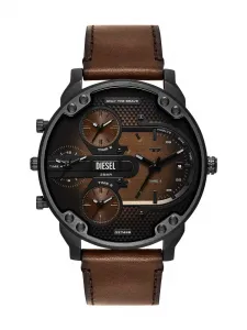 Мужские аналоговые часы Diesel DZ7492 с кожаным ремешком