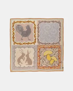 Шелковый платок V.Fraas, серый