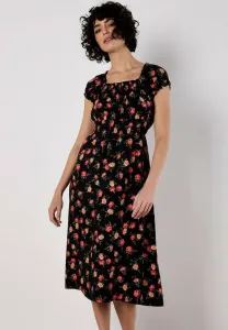 Винтажное платье доярки Apricot, Black