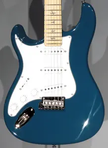 PRS SE Silver Sky Maple Lefty 2024 - нейлоновый синий с чехлом