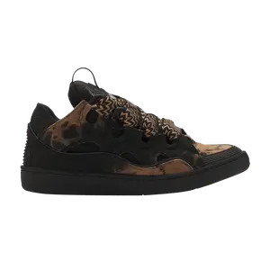 Кроссовки Lanvin Curb Sneakers 'Black Beige', черный