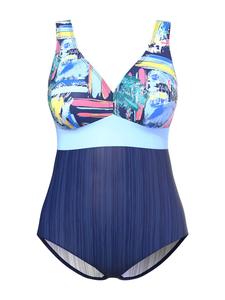 Купальник Ulla Popken, цвет dunkelindigo