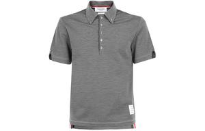 Серая поло для мужчин THOM BROWNE, серый