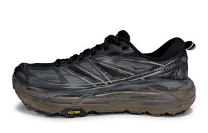 HOKA ONE ONE Кроссовки для бега Mafate Speed 2 с низким верхом, устойчивые к истиранию, унисекс, черно-серые