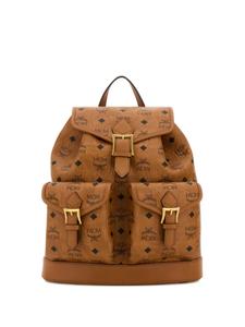 Маленький рюкзак с монограммой Aren MCM, коричневый