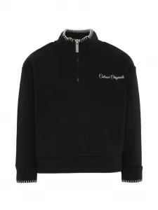 Свитшот с воротником-стойкой Colmar Kids, черный