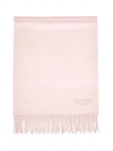 Шерстяной шарф с бахромой Zegna, розовый