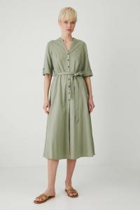 Льняное платье Medicine, зеленый