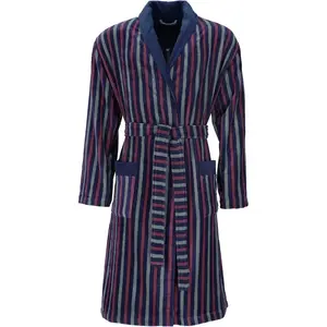 Мужской халат Edoardo, идеально подходит для сауны и спа, отельный халат, утренний халат Bugatti, Marine blau