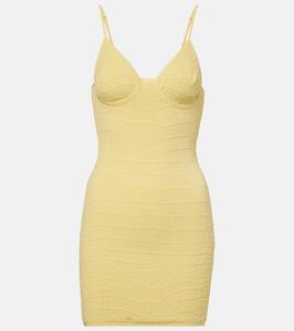 Трикотажное мини-платье Scala Jacquemus, Light Yellow