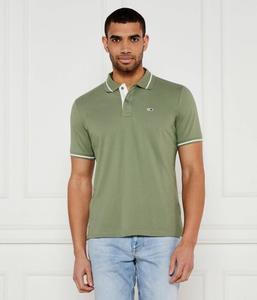Рубашка поло Regular fit Tommy Jeans, зеленый