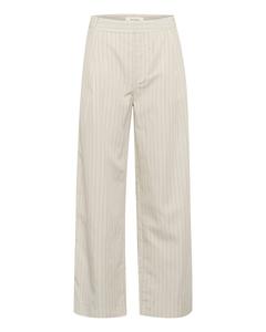 Широкие брюки со складками спереди Part Two RabiaPW, натуральный белый