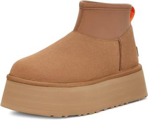 Ботинки UGG womens Classic Mini Dipper, Chestnut
