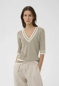 Футболка leenahiw с v-образным вырезом и принтом Inwear, Sandy Grey Vanilla