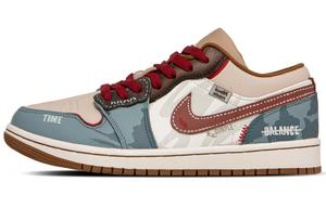 Баскетбольные кроссовки Air 1 Vintage Men Low-Top Brown/Brown/Off White/Brown Jordan