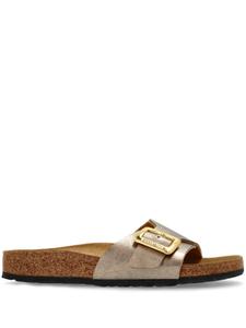 Босоножки Birkenstock Madrid Big Buckle, серебристый